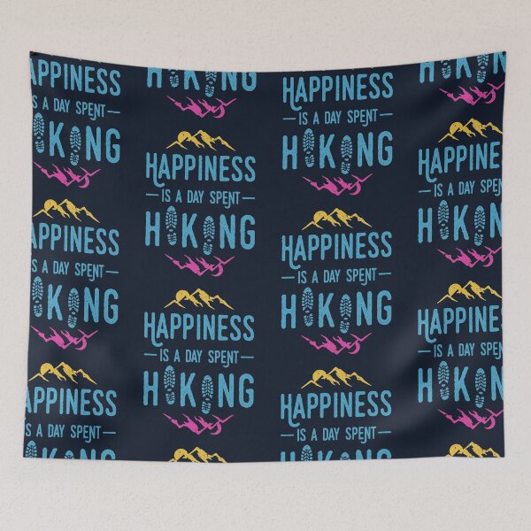 Item preview, Happiness Is A Day Spent Hiking designed and sold by VomHaus.