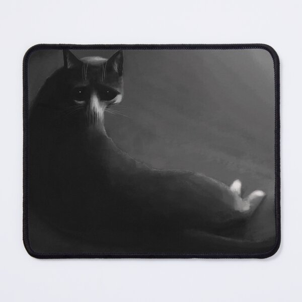 Item preview, Pained - Horror cat art designed and sold by Katie Beardmore.