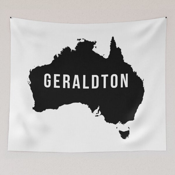 Item preview, Geraldton, Australia State Silhouette designed and sold by CartoCreative.
