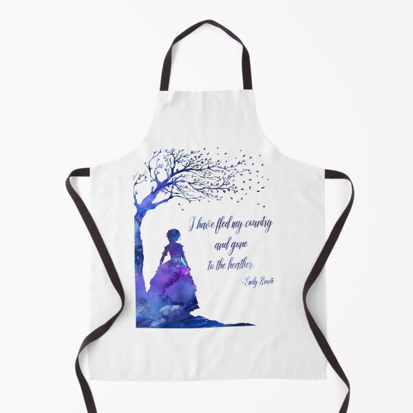 Artikelvorschau, Emily Bronte Poesie Aquarell Silhouette entworfen und verkauft von OnHeathAndMoor.