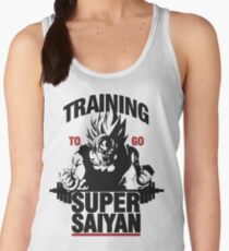 TRAINING TO GO SUPER SAIYAN Women's Tank Top