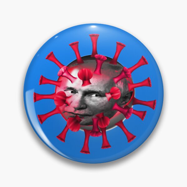 Item preview, the putin virus designed and sold by gruntpig.