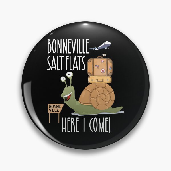 Item preview, Bonneville Salt Flats Funny Snail Vacation Trip designed and sold by GravitiTees.