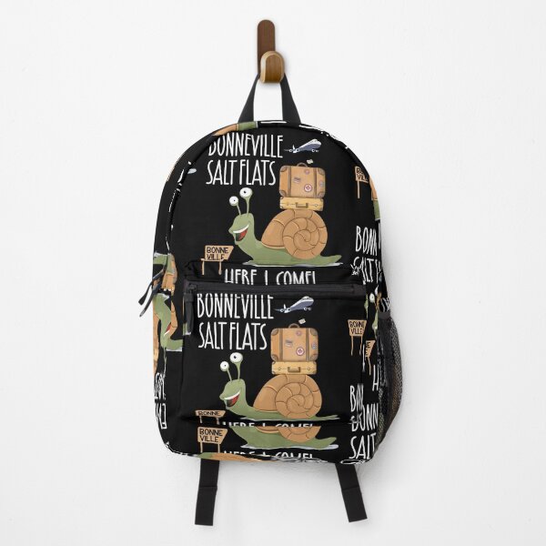 Item preview, Bonneville Salt Flats Funny Snail Vacation Trip designed and sold by GravitiTees.