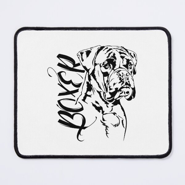 Item preview, Boxer dog dog portrait portrait designed and sold by dogarts.