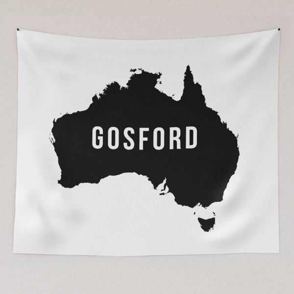 Item preview, Gosford, Australia State Silhouette designed and sold by CartoCreative.