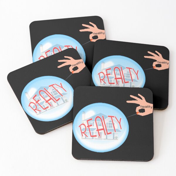 Item preview, Realty vs. Reality (housing bubble) designed and sold by Signs for Dark Times.