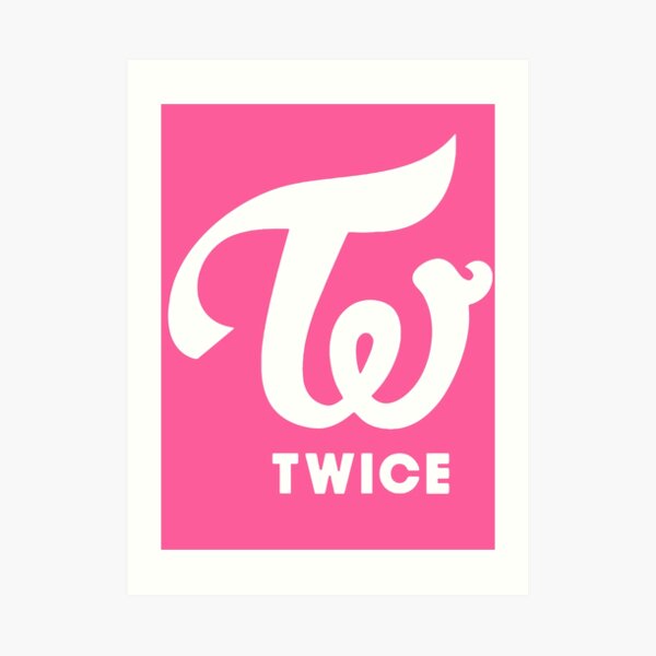 Twice Logo Art Print By Geertkroker Redbubble