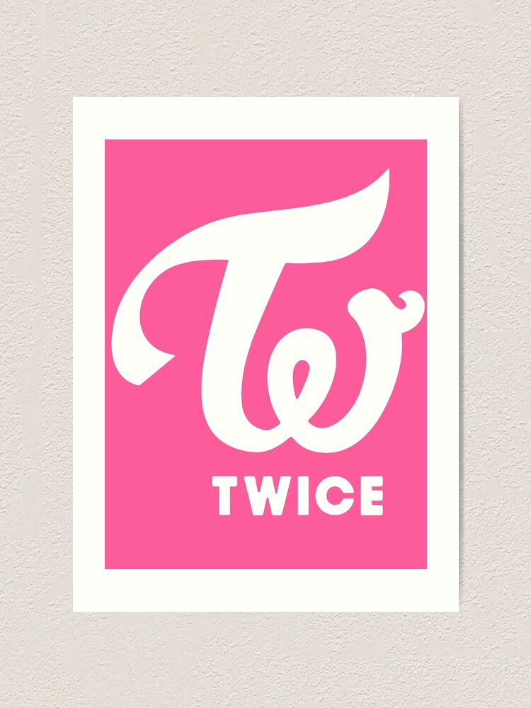 Twice Logo Art Print By Geertkroker Redbubble