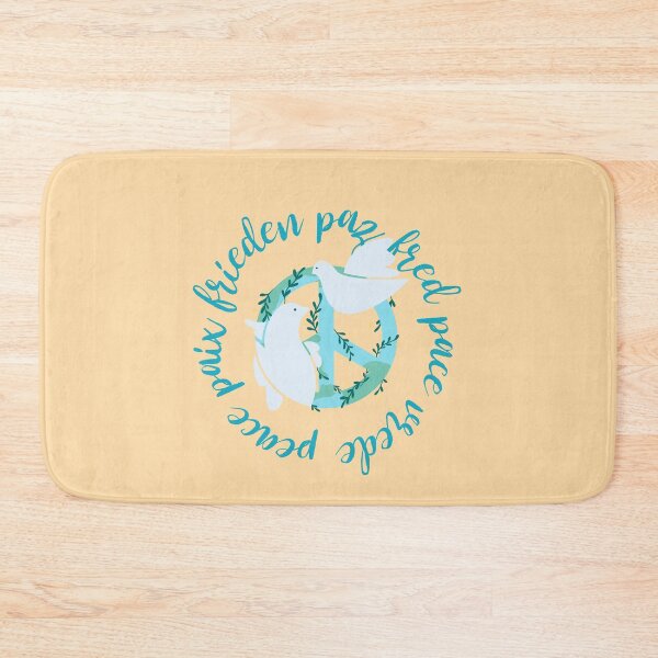 Item preview, Spread Peace Not Fear. Multilingual Earth Peace Sign With Doves designed and sold by Rebel-Design.