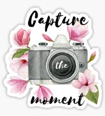 Capture the moment Sticker