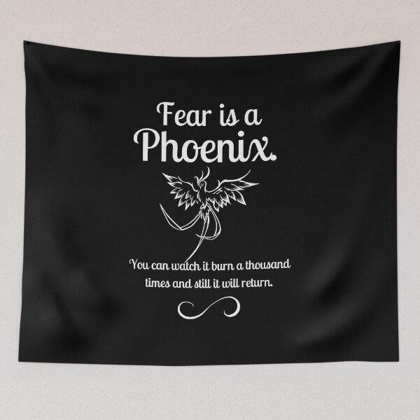 Item preview, Fear Is A Phoenix . Six of Crows Book Quote designed and sold by yoshra.