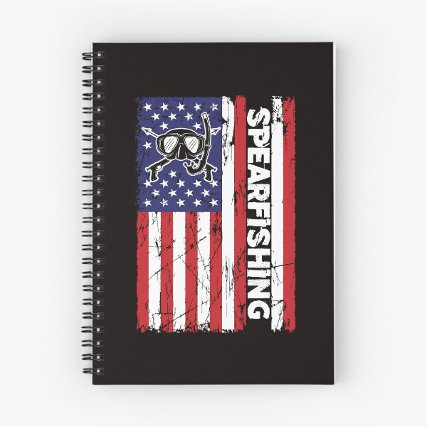 Item preview, Spearfishing American US Flag Spearfisher Speargun Spear designed and sold by TomGiantDesigns.