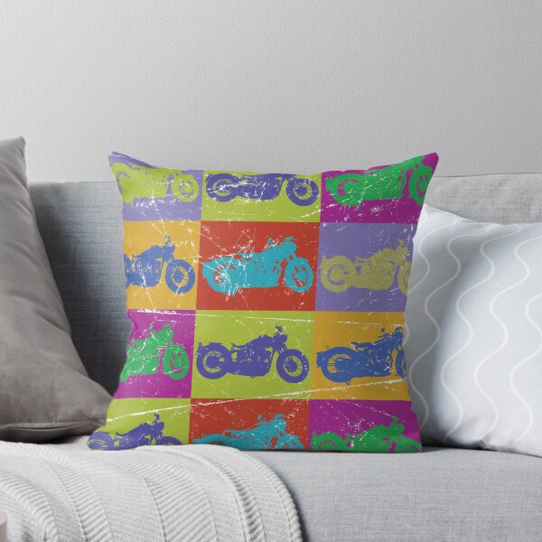 Item preview, Vintage coloured silhuette Motorcycles designed and sold by Cimbart.