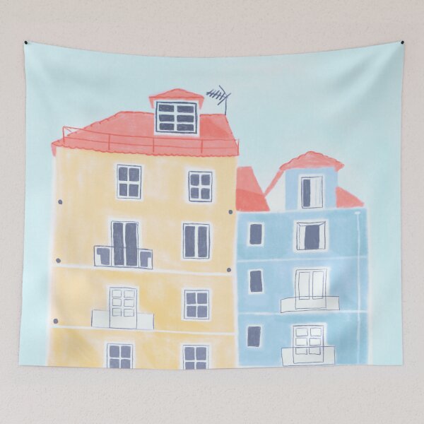 Item preview, Painted building art designed and sold by AlexSin.