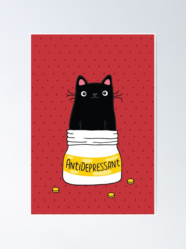  HardPress Wall Art Poster Print of Cats Icons