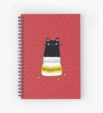 FUR ANTIDEPRESSANT Spiral Notebook