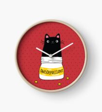 FUR ANTIDEPRESSANT Clock