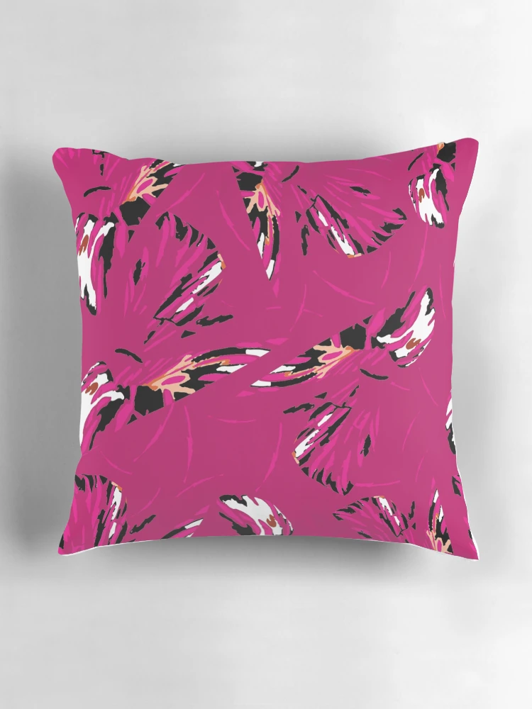 Thumbnail 3 of 4, Pillow, AbsCro Raspberry designed and sold by CPritchard21.