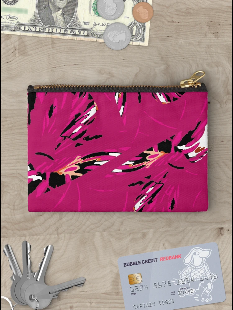 Thumbnail 3 of 4, Zipper Pouch, AbsCro Raspberry designed and sold by CPritchard21.