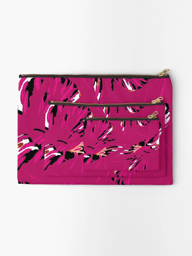 Thumbnail 2 of 4, Zipper Pouch, AbsCro Raspberry designed and sold by CPritchard21.