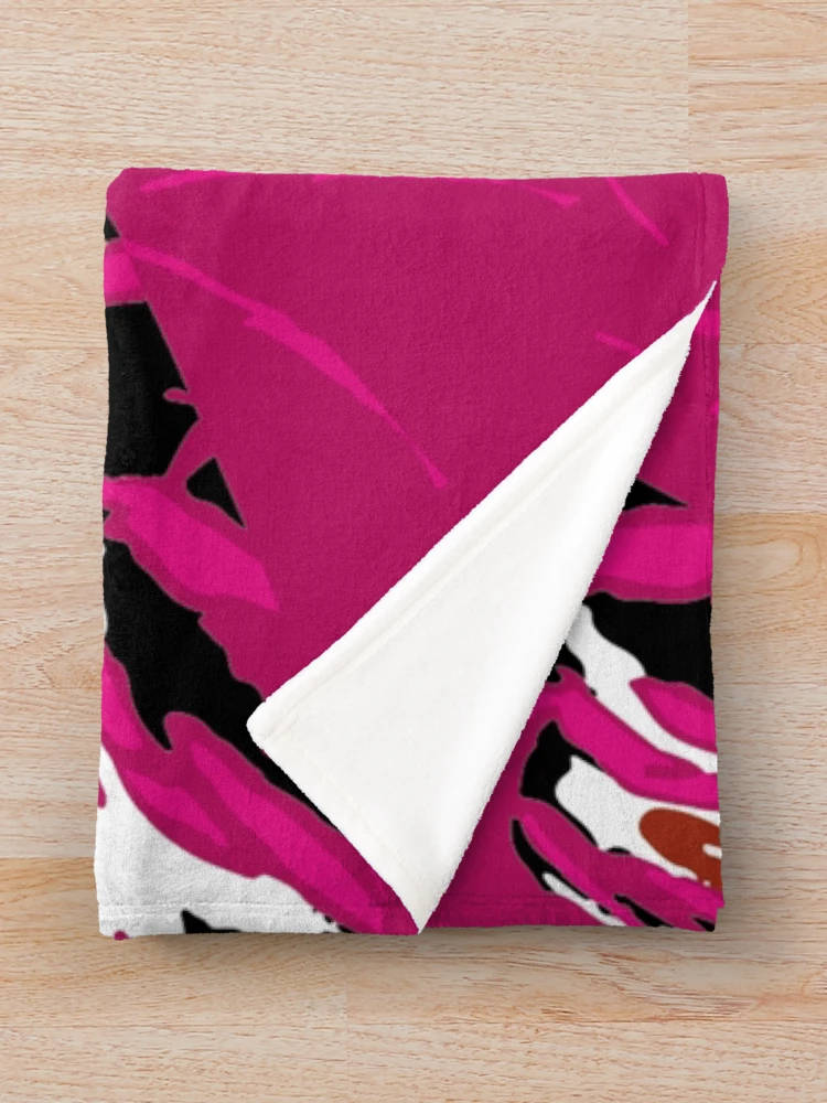 Thumbnail 3 of 6, Throw Blanket, AbsCro Raspberry designed and sold by CPritchard21.