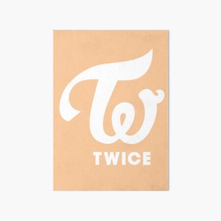 Twice Logo Pastel Galaxy Art Board Print For Sale By Hiraethwonders Redbubble