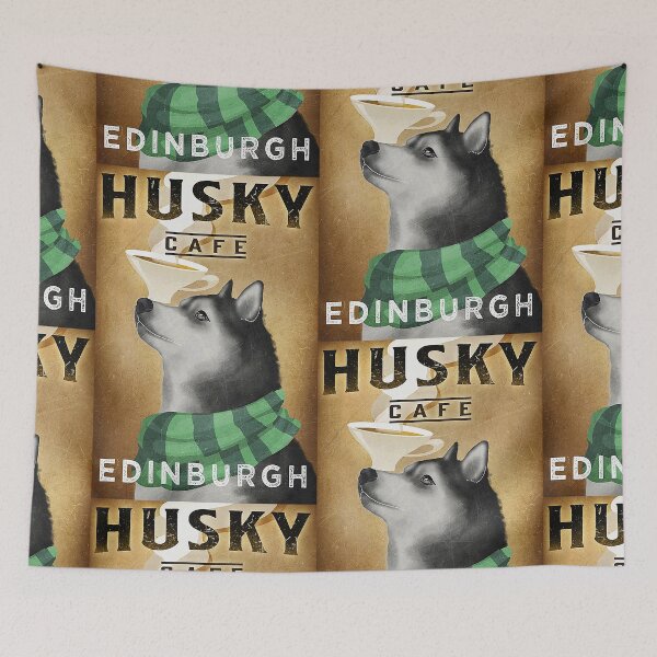 Item preview, Cute Funny Husky dog coffee meaning quotes designed and sold by Douglafa.