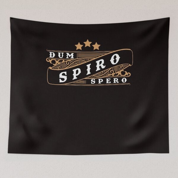 Item preview, Dum Spiro Spero Language Education Motivation Latin Phrase designed and sold by TomGiantDesigns.