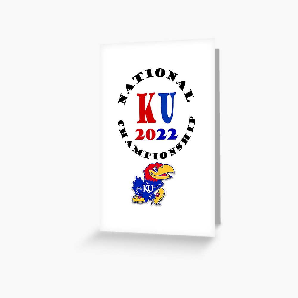 "Ku National Championship 2022 Bascketball " Greeting Card by FreeFrie