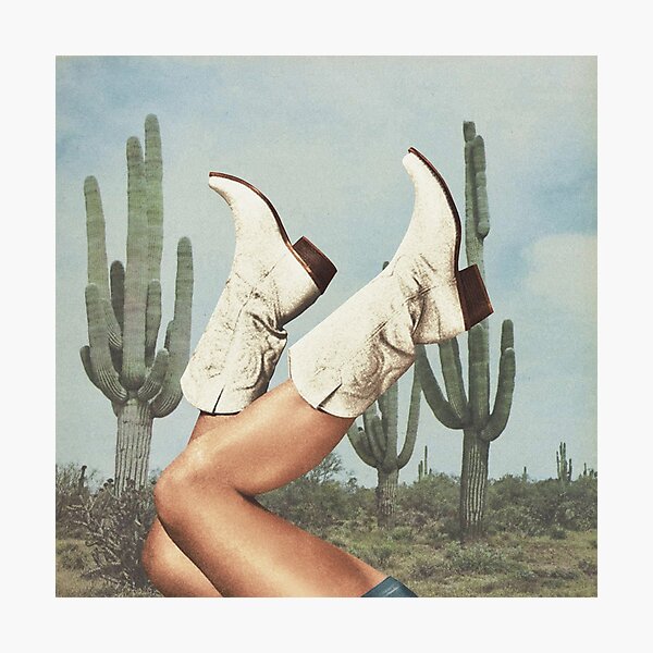 These Boots - Cactus & Yeehaw Photographic Print