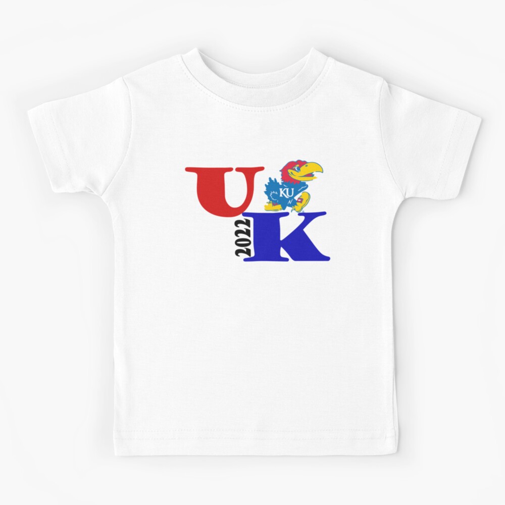 "Ku National Championship 2022 Bascketball " Kids TShirt by FreeFrie