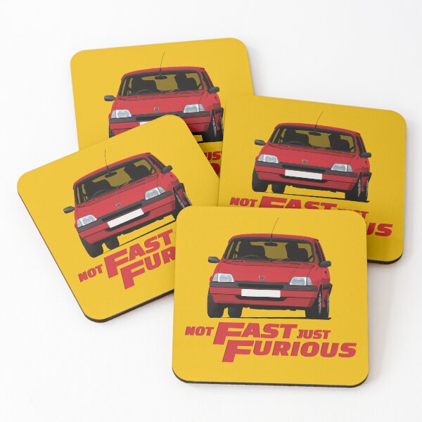 Item preview, Rover Metro - Not Fast Just Furious - Red designed and sold by knappidesign.