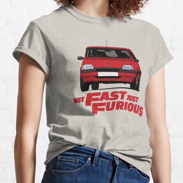 Vista previa del artículo con la obra «Rover Metro - No es rápido, solo furioso - Rojo», diseñado y vendido por knappidesign.