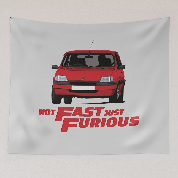 Item preview, Rover Metro - Not Fast Just Furious - Red designed and sold by knappidesign.