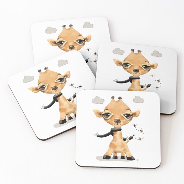Item preview, Cute Safari Giraffe with Scarf designed and sold by Karin Taylor.