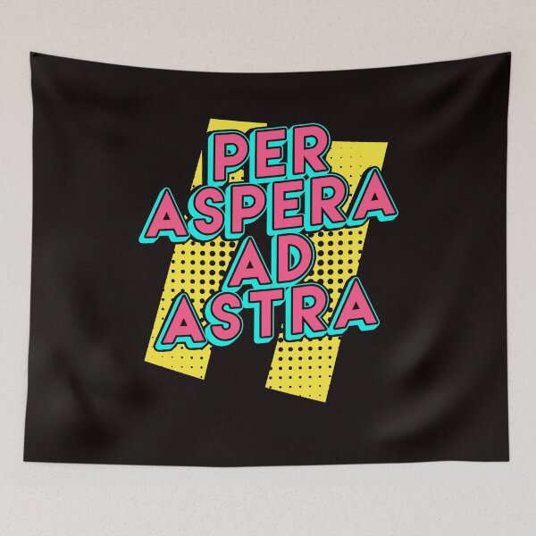 Item preview, Per Aspera Ad Astra Latin Language Phrase Inspiration Saying designed and sold by TomGiantDesigns.