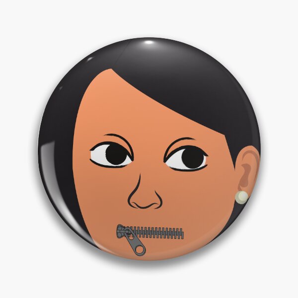 Item preview, Woman with zipped mouth designed and sold by trendingatees.