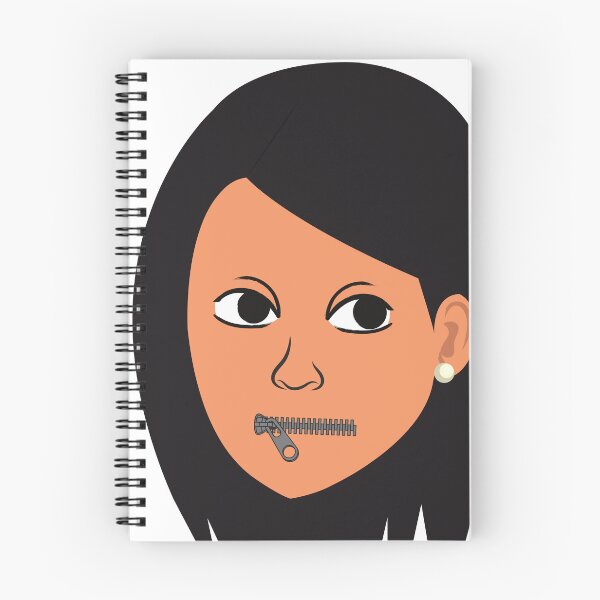 Item preview, Woman with zipped mouth designed and sold by trendingatees.