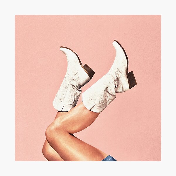 These Boots - Pink Photographic Print