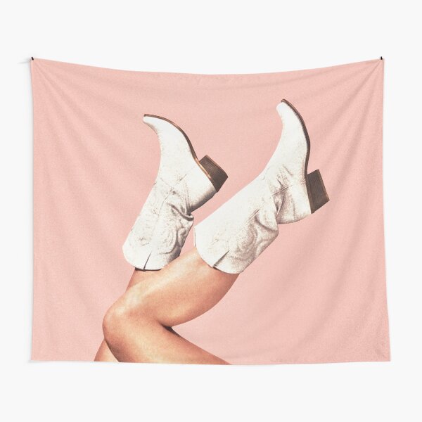 These Boots - Pink Tapestry
