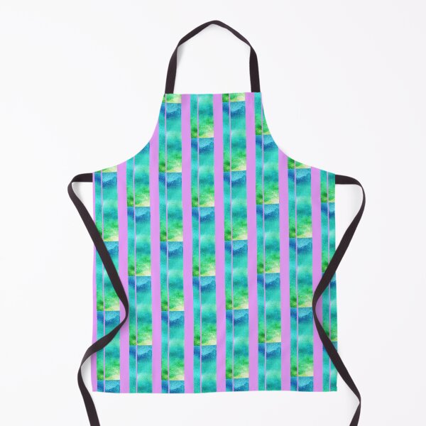 Item preview, lavender and blue vertical striped | watercolor striped pattern designed and sold by lausn.