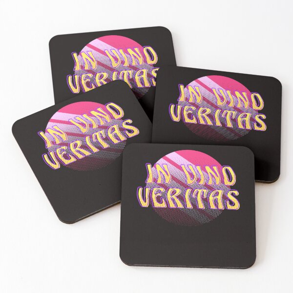 Item preview, In Vino Veritas Latin Language Phrase Wine Lover Drinking designed and sold by TomGiantDesigns.