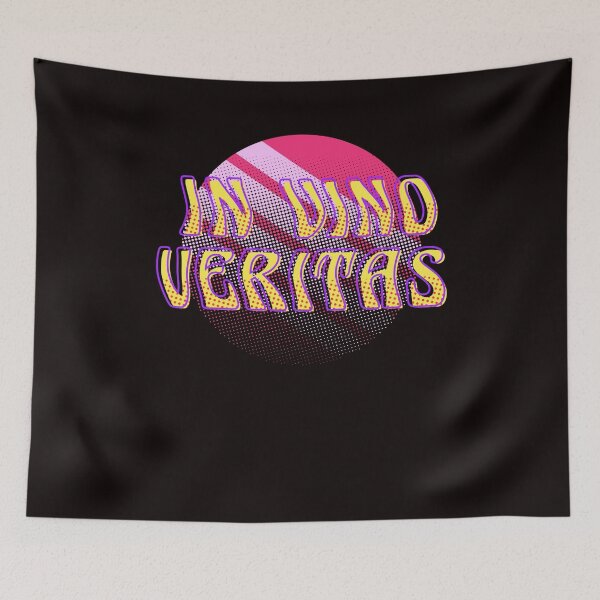 Item preview, In Vino Veritas Latin Language Phrase Wine Lover Drinking designed and sold by TomGiantDesigns.