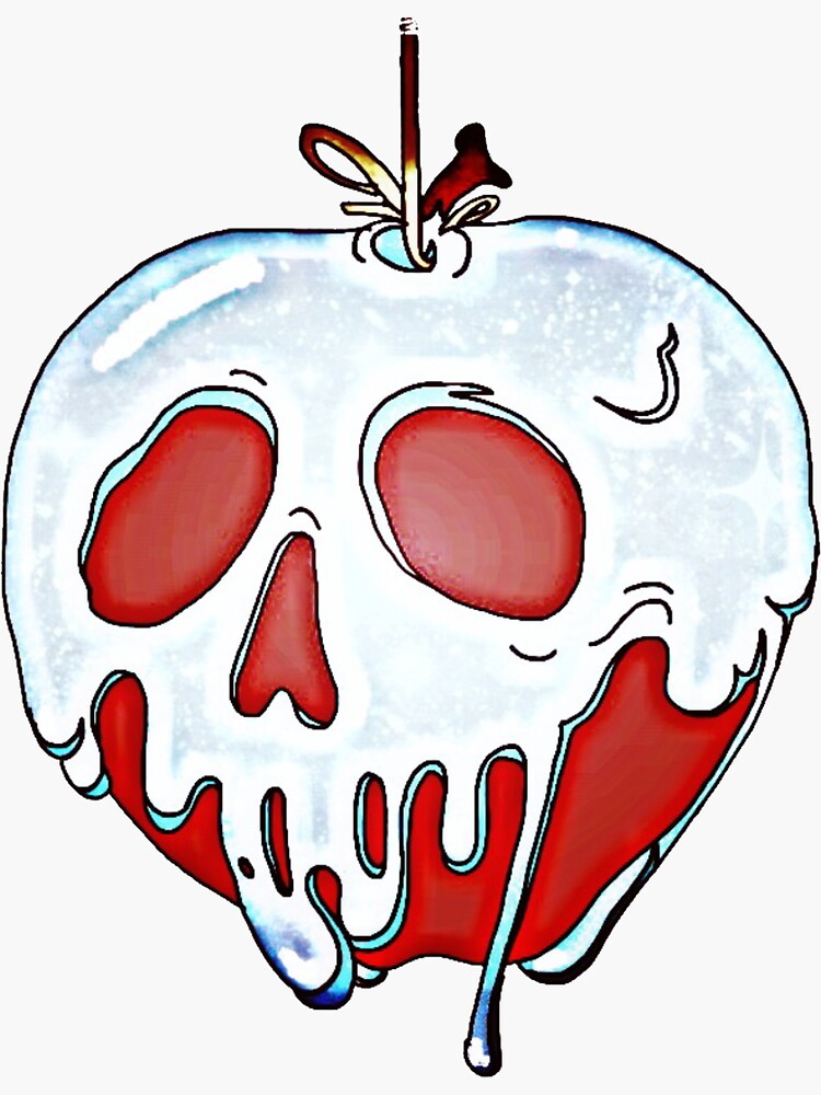 "taste my poison apple" Sticker for Sale by mysteriosupafan Redbubble