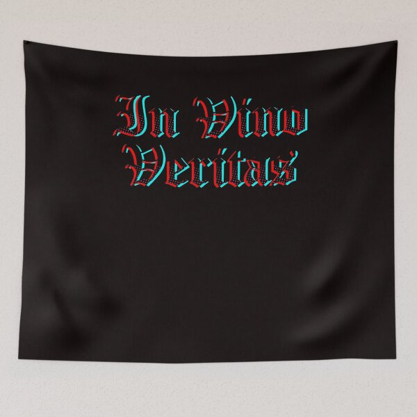 Item preview, In Vino Veritas Latin Phrase Language Wine Lover Drinking designed and sold by TomGiantDesigns.