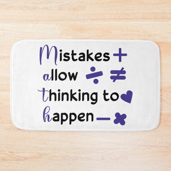 Item preview, Mistakes Allow Thinking To Happen designed and sold by beefrancky.