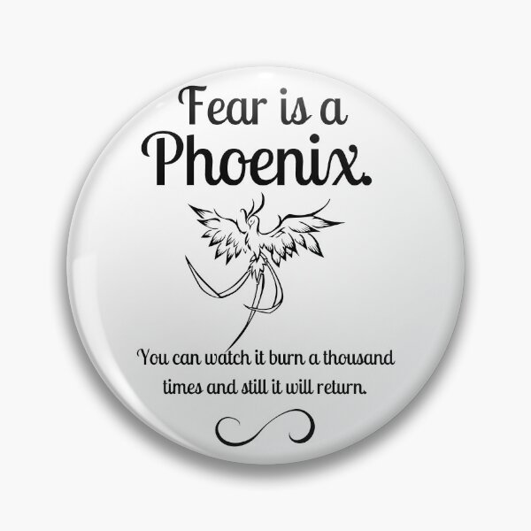 Item preview, Fear Is A Phoenix . Six of Crows Book Quote designed and sold by yoshra.