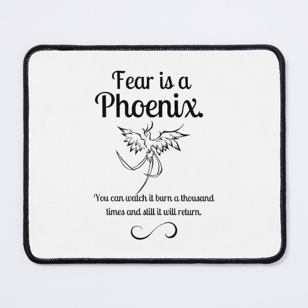 Item preview, Fear Is A Phoenix . Six of Crows Book Quote designed and sold by yoshra.