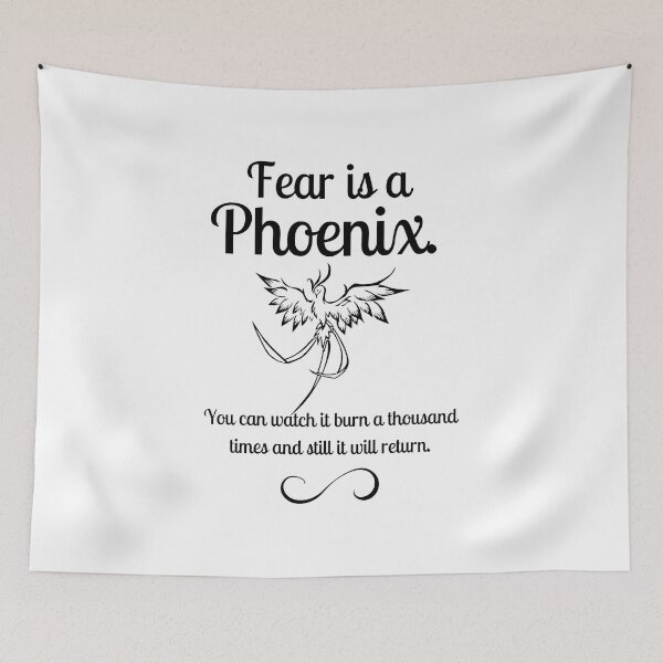 Item preview, Fear Is A Phoenix . Six of Crows Book Quote designed and sold by yoshra.